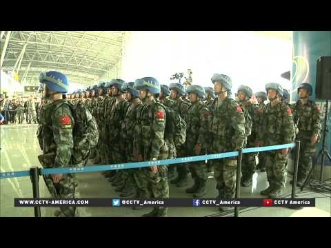 chinese infantry battalion heads to south sudan