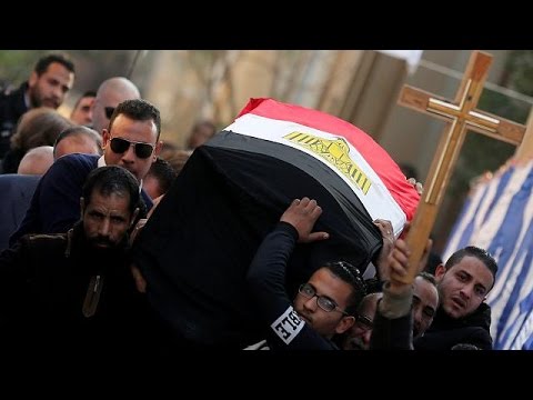 sisi names coptic cathedral bomber as funeral is held