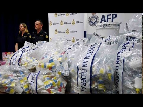 over 100 million crystal meth haul from china