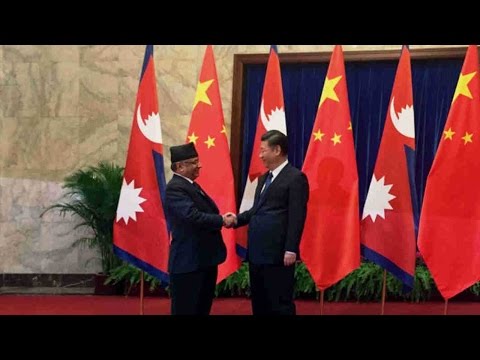 meets nepals prime minister in beijing