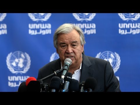 un chief guterres calls for humanitarian aid