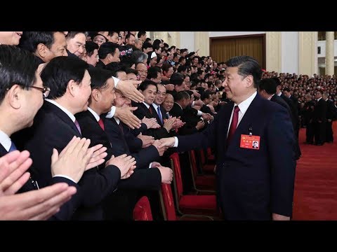 xi meets congress delegates