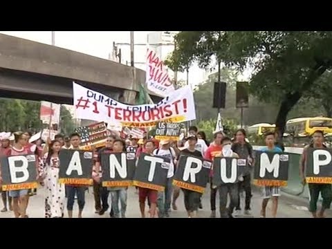 filipinos protest the presence