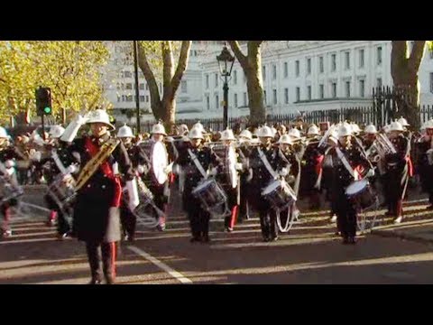 uk royal navy sailors perform changing