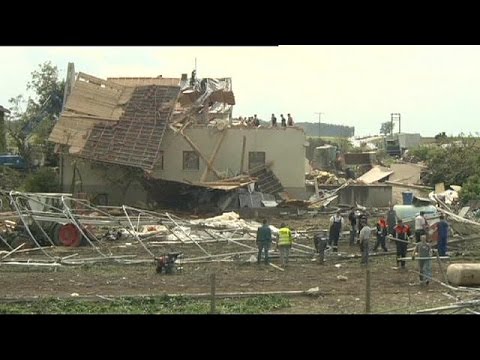 stormy weather damages homes