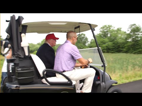 that time we chased donald trump in a golf cart