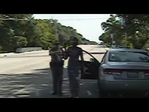 sandra bland dash cam arrest video edited