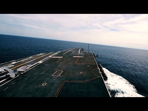 see aircraft carrier tested at top speed