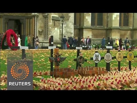 britain commemorates war dead