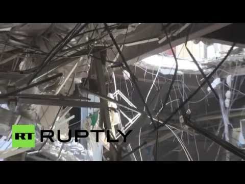 sanaa international airport terminal destroyed