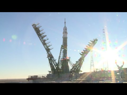 soyuz prepped in baikonur ahead of expedition