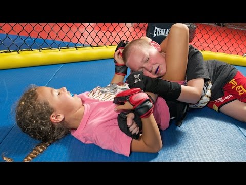 children as young as 4 train in mma