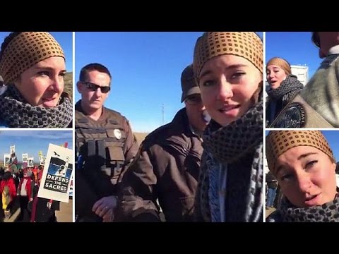 hollywood actress arrested at pipeline protest