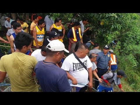 at least 24 dead as passenger bus falls