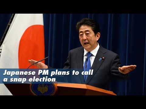 japanese pm to call for a snap election