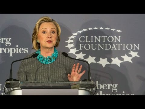 clinton faces questions about foundation funds