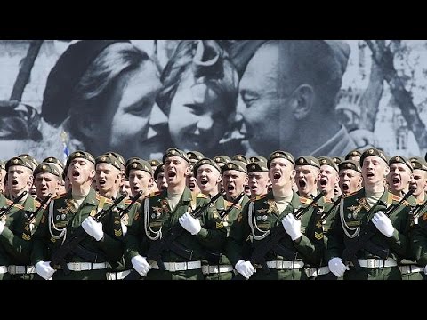 russia holds biggest ever military parade