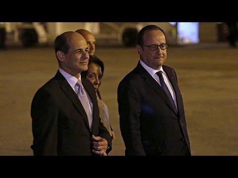 an historic trip for frances francois hollande in cuba