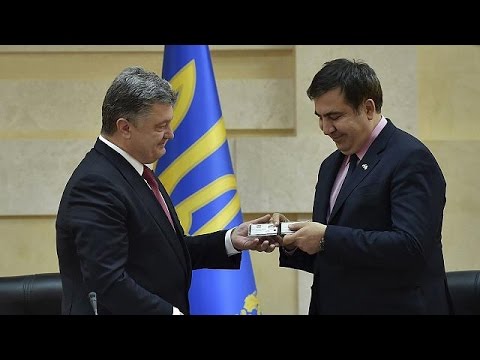 exgeorgian president appointed governor of odessa region