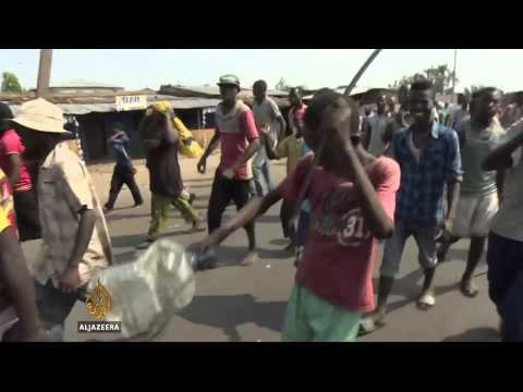 children join protests against burundi government