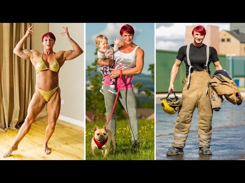 bodybuilding motherof4 juggles family and firefighting